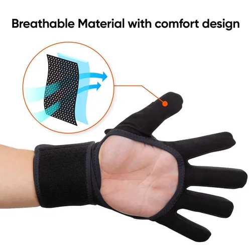 Vista 4 de Neofect Férula para dedos espásticos para dedos espásticos, equipo de recuperación de accidente cerebrovascular, ejercitador de dedos, fortalecedor