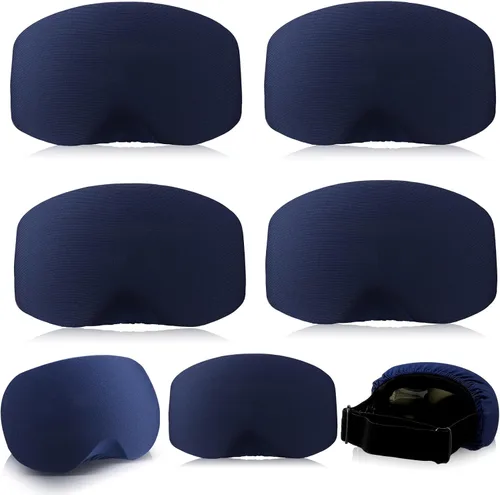 Vista 20 de Civaner 4 Piezas Funda para Gafas de Esquí y Snowboard, Funda para Gafas de Microfibra, Protección Contra Rayones y Polvo para Viajes