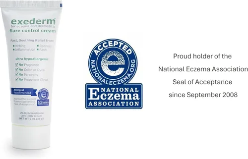 Vista 7 de Exederm Crema de Control de Brotes para Eccema y Dermatitis, 2 oz