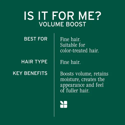 Vista 4 de Volume Boost Shampoo & Conditioner Set for Fine Hair – Creates Lasting, Lightweight Volume, Root Lift & Shine, With Cellulose and Peptides, Vegan
