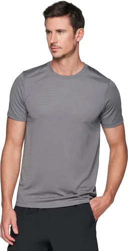Vista 4 de RBX Active - Camiseta de manga corta con cuello redondo para hombre
