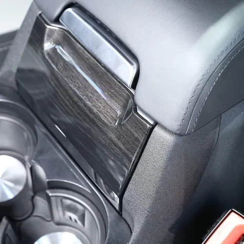 Vista 5 de YIWANG Caja de reposabrazos central de automóvil ABS para decoración de panel frontal para Land Rover Discovery 4 2010-2016, accesorios interiores