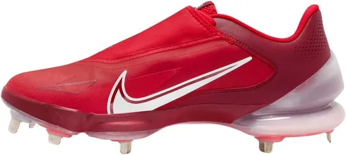 Vista 4 de Nike Force Zoom Trout 8 Pro - Botines de béisbol de metal, color rojo, blanco, talla 9.5, mediano, Rojo Blanco