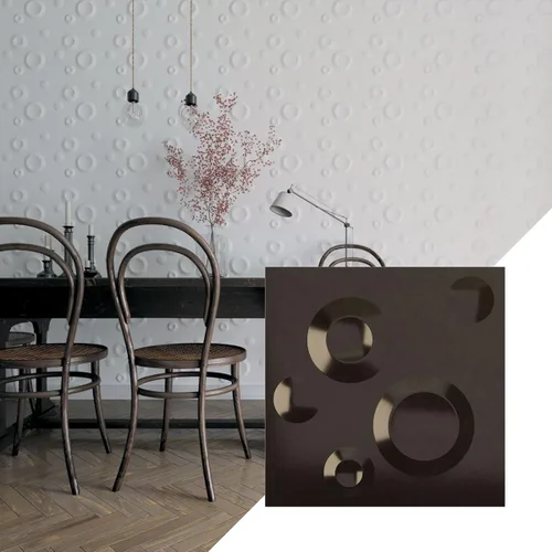 Vista 25 de Ekena Millwork WP12X12COWH Cole EnduraWall - Paneles decorativos de pared 3D de 11 7/8 pulgadas de ancho x 11 7/8 pulgadas de alto, color blanco