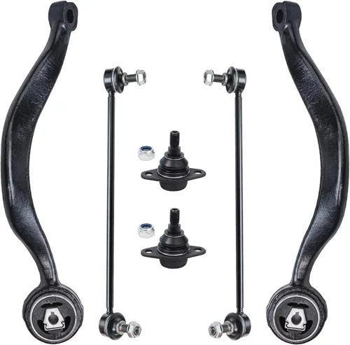 Vista 153 de Detroit Axle - Kit de extremo delantero para Chrysler 300 Dodge Charger 2011-2023 Challenger, 2 Lower Rearward Control Arms 2 Outer Tie Rods 2
