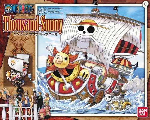 Vista 3 de Bandai Hobby Figura de acción de barco modelo Thousand Sunny