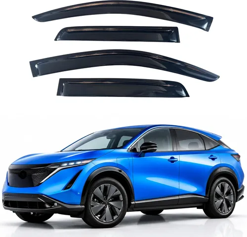 Vista 230 de Visera de ventana IG para Ford Focus Sedán y Hatchback 2012-2018, Protector de ventana lateral para lluvia y viento estilo Mugen, extra duradero
