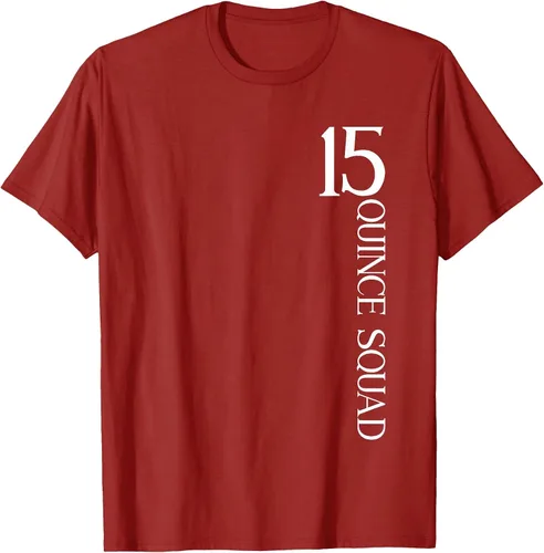 Vista 35 de Quince Squad Quinceanera 15th Birthday - Camiseta de quinceañera para niñas Asphalt Grey