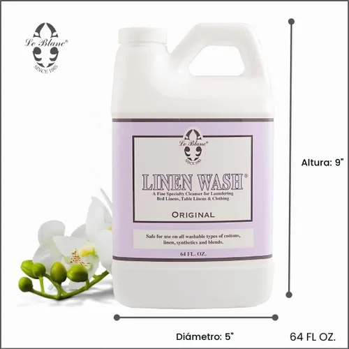 Vista 2 de Le Blanc® Lavado de lino original, 64 onzas líquidas, un paquete