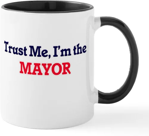 Vista 7 de CafePress I Love Mayor Mug Taza de café de cerámica de 11 oz (11.0 fl oz)