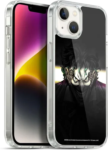 Vista 180 de Head Case Designs Funda de gel suave con licencia oficial de The Joker DC Comics Arkham Asylum Character Art compatible con Apple iPhone 7