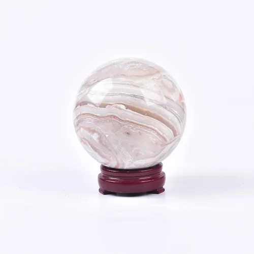 Vista 14 de JIC Gem Piedra Natural de Jaspe Africano Cristal de Curación Esfera Adivinación Bola de Piedra Preciosa, Feng Shui Reiki Aura Decoración