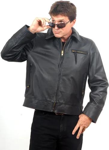 Vista 2 de USA Made Highwayman Chaqueta de cuero