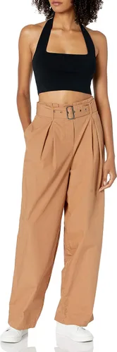 Vista 5 de The Drop Greta - Suéter ajustado con cuello cuadrado para mujer
