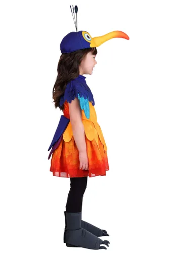 Vista 5 de Vestido de Disfraz Toddler de Kevin de Pixar UP para Niña Multicolor