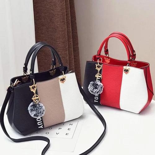 Vista 6 de Bolsos de mano para mujer, bolsos de mano de piel sintética para mujer