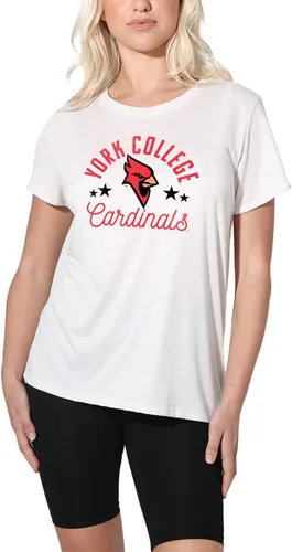 Vista 359 de Colección oficial de camisetas sueltas para mujer, color blanco