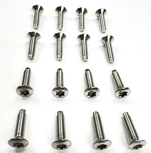 Vista 2 de Bisagra de puerta de acero inoxidable, bisagra de capó, bisagra de puerta trasera, pernos Torx para Jeep Wrangler JK 2007-2018