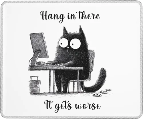 Vista 35 de 7.9”x9.5” Funny Non Slip Mouse Pad Cute Mousepad Office Desk Accessories for Computer Laptop Gamer Animal Dinner