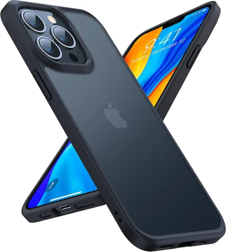 Vista 16 de TORRAS - Funda a prueba de golpes para iPhone SE 2022/iPhone SE 2020/iPhone 7, certificado de caída militar, parte trasera dura, semitransparente