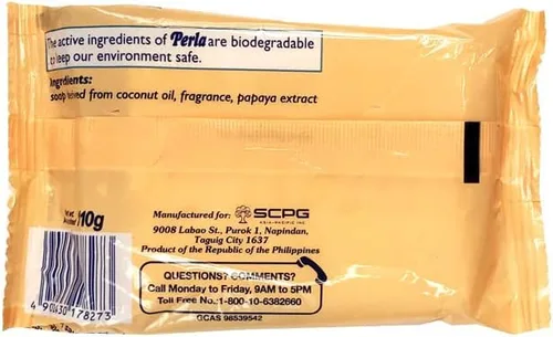Vista 3 de PERLA P&G - Jabón para ropa de papaya (2 barras extra grandes de 4.06 oz) sellados