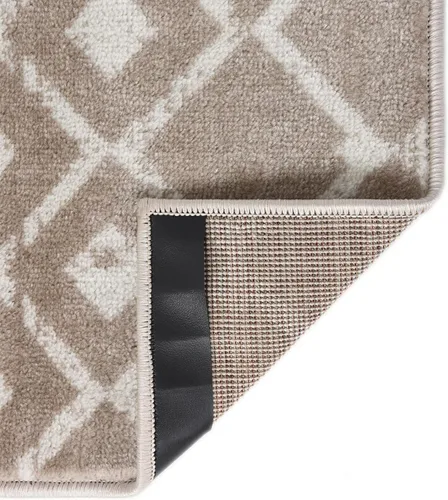 Vista 8 de Unique Loom Enrejado Marroquí Colección Trellis Geométrica Transicional Beige/Marfil Alfombra Área (10 pies 8 pulgadas x 16 pies 5 pulgadas)