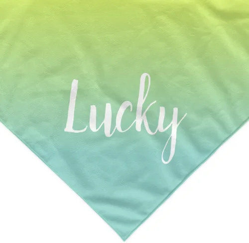 Vista 5 de Bandana personalizada para perro con nombre de poliéster, bandana personalizada para perro, triángulo, bufanda personalizada para mascotas