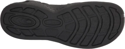 Vista 4 de KEEN Sandalias de agua Drift Creek H2 con punta cerrada para hombre, NegroNegro