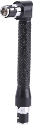 Vista 8 de Cuifati Llave en forma de L, llave hexagonal en forma de L de 1/4 de pulgada, cabezal doble con varias puntas de destornillador, herramienta
