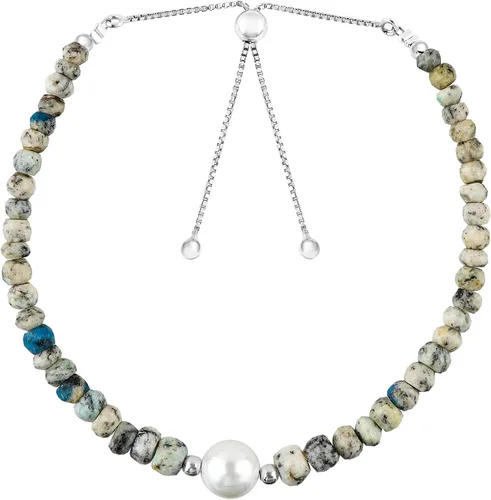 Vista 28 de Pulseras bolo con cuentas de piedras preciosas naturales, piedras de cuentas surtidas, joyería hipoalergénica bohemia hecha a mano para mujeres