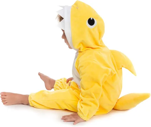 Vista 3 de HSCTEK Disfraces de tiburón para bebés recién nacidos, bebés y niñas, Coral