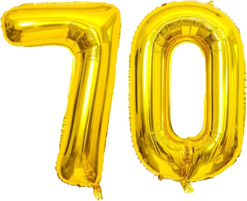 Vista 22 de Globo dorado grande de 40 pulgadas con letras del alfabeto de Mylar de aluminio de helio, globos de número grande para cumpleaños, aniversario