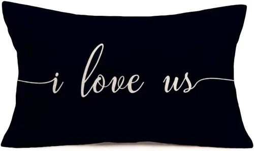 Vista 13 de Holly Jolly - Fundas de almohada navideñas de copos de nieve azul claro, decoración de casa de campo, funda de almohada de 12 x 20 pulgadas, fundas
