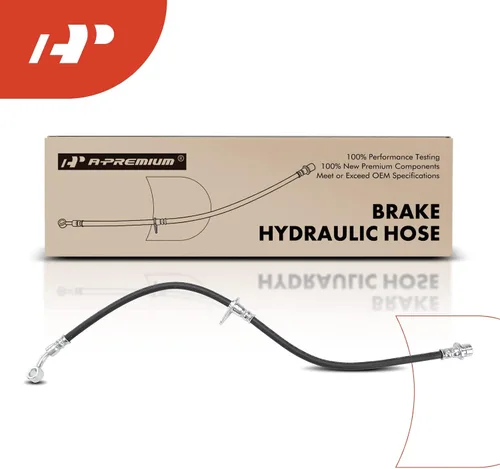 Vista 8 de A-Premium Manguera hidráulica de freno del pasajero delantero compatible con modelos Honda y Acura seleccionados - Civic 2001-2005, EL 2001-2005