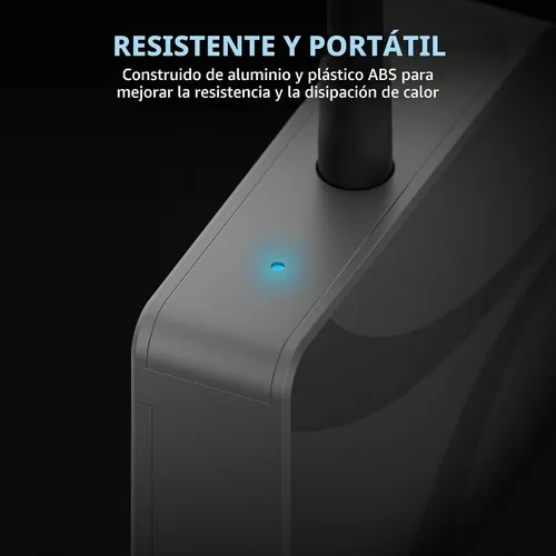 Vista 6 de SABRENT Carcasa USB-C para SSD PCIe NVMe M.2 2230, velocidad de transferencia de 10 Gbps, soporte UASP y Trim, compatible con Windows, macOS, Linux