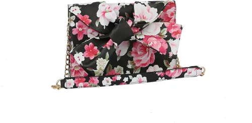 Vista 18 de Handbag Republic Bolsos cruzados con lazo en forma de lazo y lazo para mujer a la moda Aflower_mint