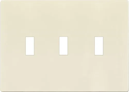 Vista 19 de ENERLITES - Placa de pared para interruptor de palanca triple sin tornillos, cubierta de interruptor de luz segura para niños, tamaño estándar de 3