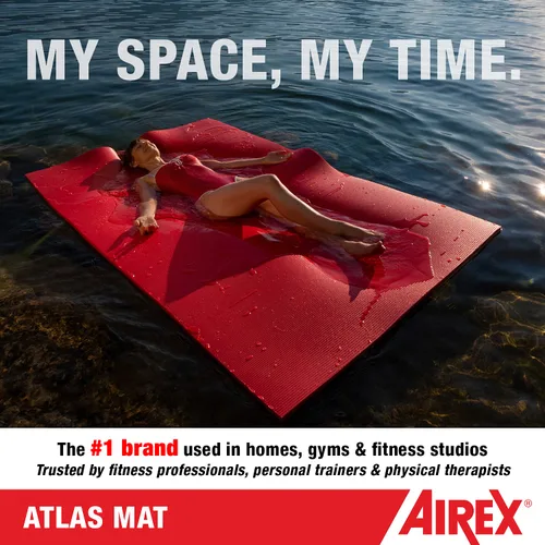 Vista 5 de Airex - 32-1230G tapete para ejercicio, Hercules, 78 x 39 x 1 pulgadas, verde, Rojo, 1