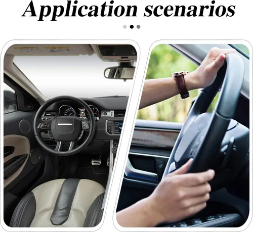 Vista 4 de FAVOMOTO Cojines de asiento automotriz Funda de asiento de coche transpirable Almohada lumbar para coche