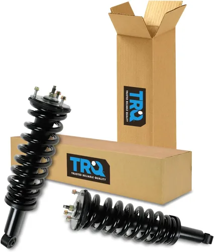 Vista 134 de TRQ - Conjunto de puntal delantero y resorte helicoidal (lados del conductor y del pasajero), para auto