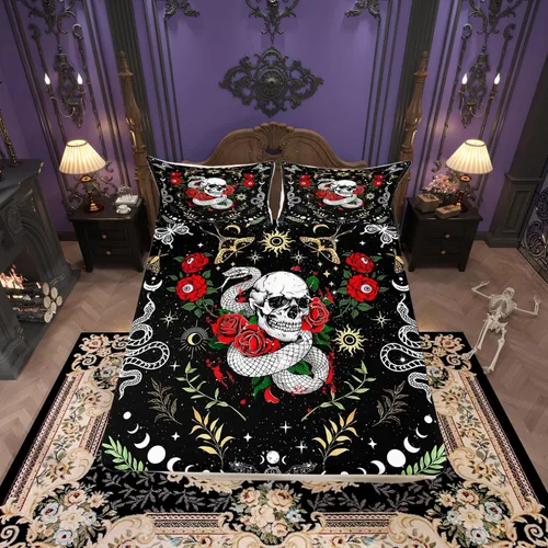 Vista 8 de Juego de ropa de cama con estampado de leopardo, tamaño individual, juego de cama de guepardo africano para decoración de dormitorio