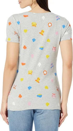 Vista 3 de Tienda Essentials Disney Marvel Star Wars Princess Camiseta de manga corta con cuello en V para mujer, multipacks