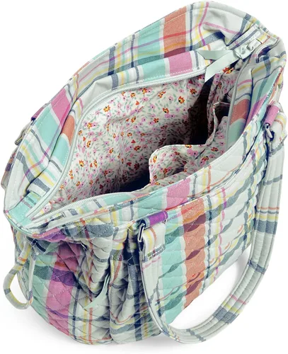Vista 3 de Vera Bradley Monedero Glenna de algodón para mujer