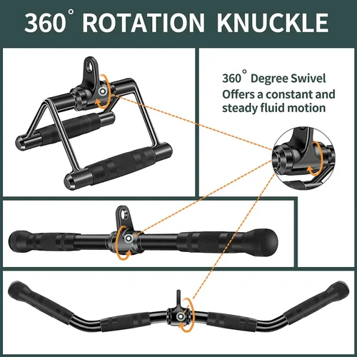Vista 4 de Cable Machine Attachment, Cable Attachments for Gym, Gym Cable Attachments, Cable Machine Attachments Set