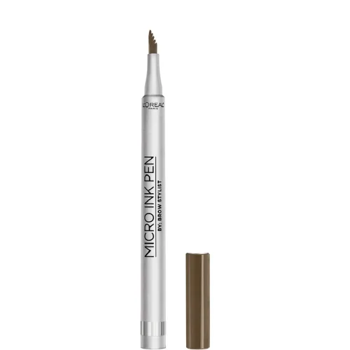 Vista 10 de L'Oreal Paris Micro Ink Pen de Brow Stylist, tinte de cejas de larga duración, efecto similar al cabello, hasta 48 horas de uso, punta de peine