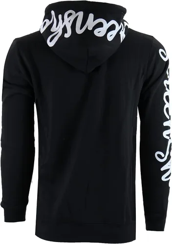 Vista 3 de SCREENSHOT Sudadera urbana de forro polar para hombre, diseño de dibujos animados de animación, parche bordado de gel
