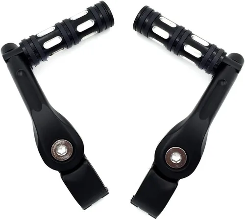 Vista 3 de XKH - Juego de clavijas negras con kit de montaje ajustable en ángulo de 5 pulgadas de largo, compatible con protector de motor de 1.25 pulgadas