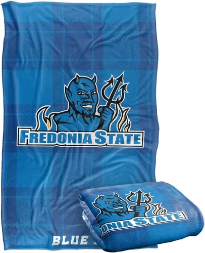 Vista 267 de LOGOVISION St John's University Campus Plaid Spirit Silky Touch Manta súper suave 36 x 58 pulgadas