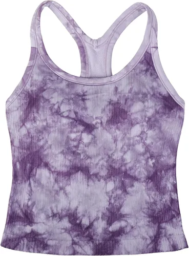 Vista 14 de sphinx cat - Camiseta corta de entrenamiento para mujer, camiseta sin mangas, acanalada, con espalda cruzada y brasier integrado