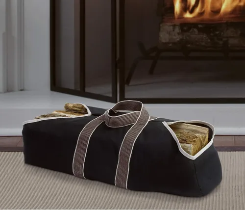 Vista 2 de Pleasant Hearth Bolso de lona para troncos